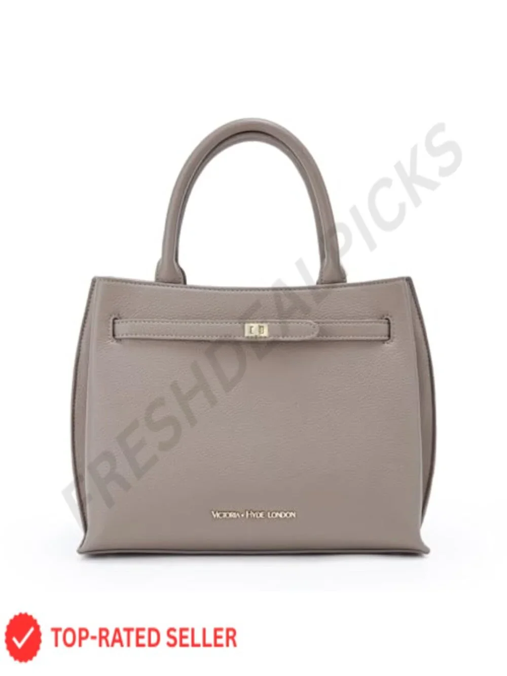 Vegan PU Leather Tote Bag with Padded Laptop Compartment Shoulder Handbag